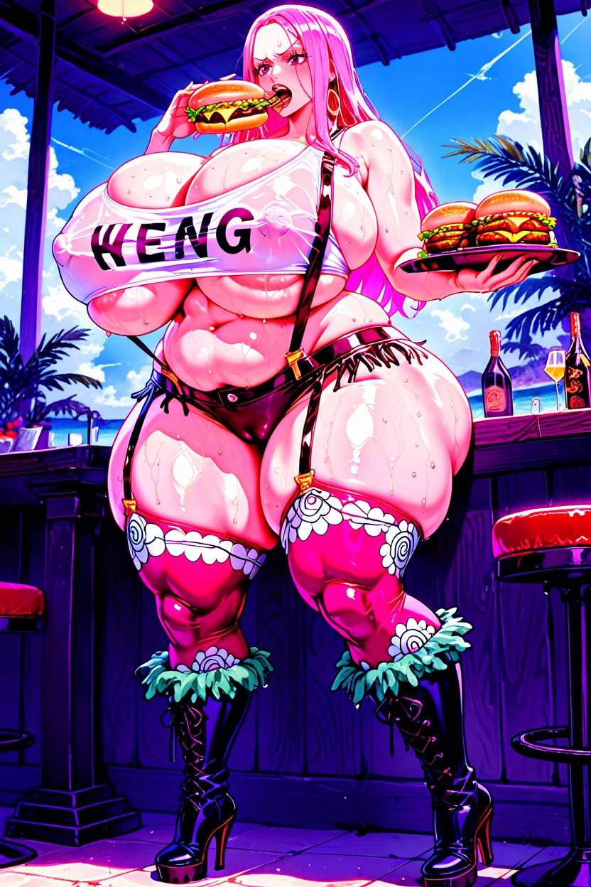 Hdr, Sexually Suggestive Pose, Breasts Bulging AI Porn
