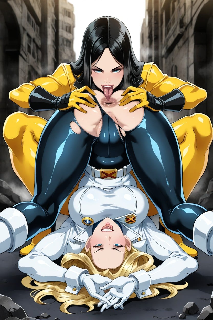 Face In Ass, Emma White Outfit, Hyper Detailed Hentai AI Porn