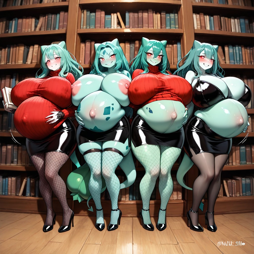 Love Hearts, Knees Together, Breast Expansion AI Porn