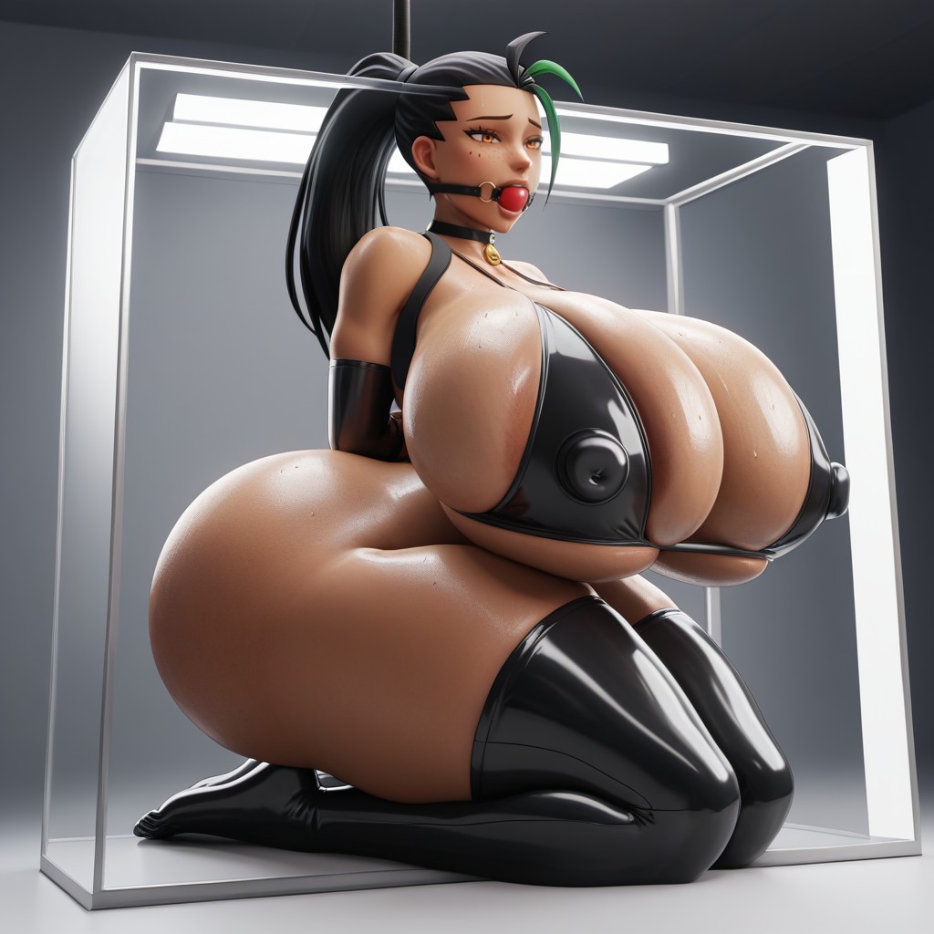 Hyper Ass, 25+, Growing Breasts AI Porn