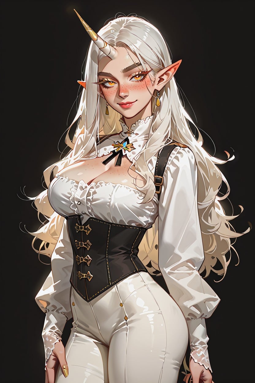 Symmetrical Oval Face With High Cheekbones And A Softly Defined Jawline, 18+, Bubble Butt Porno IA