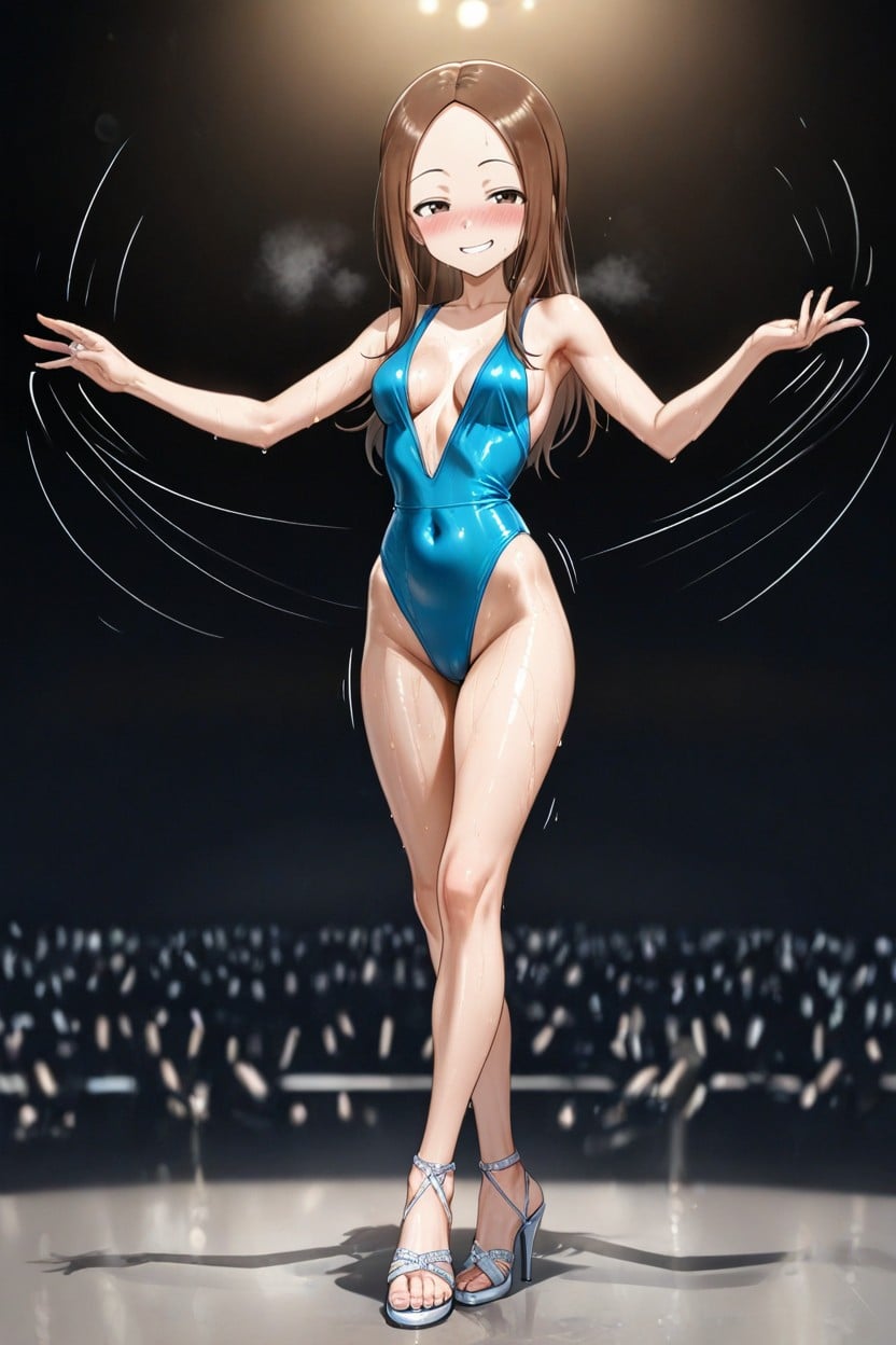 Perfect Face And Hand And Fingers, Smirk, Dynamic View Hentai AI Porn