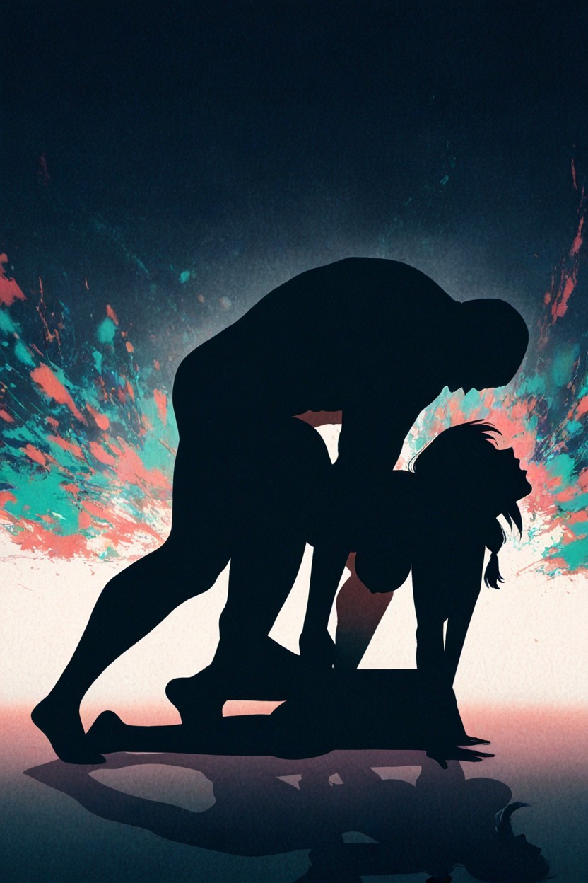 Nude, Backlit, Abstract ヘンタイAIポルノ