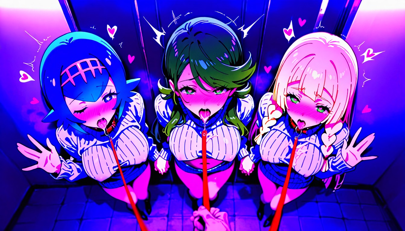 Pushed Against The Wall, Pullover, Cum Hentai AI Porn