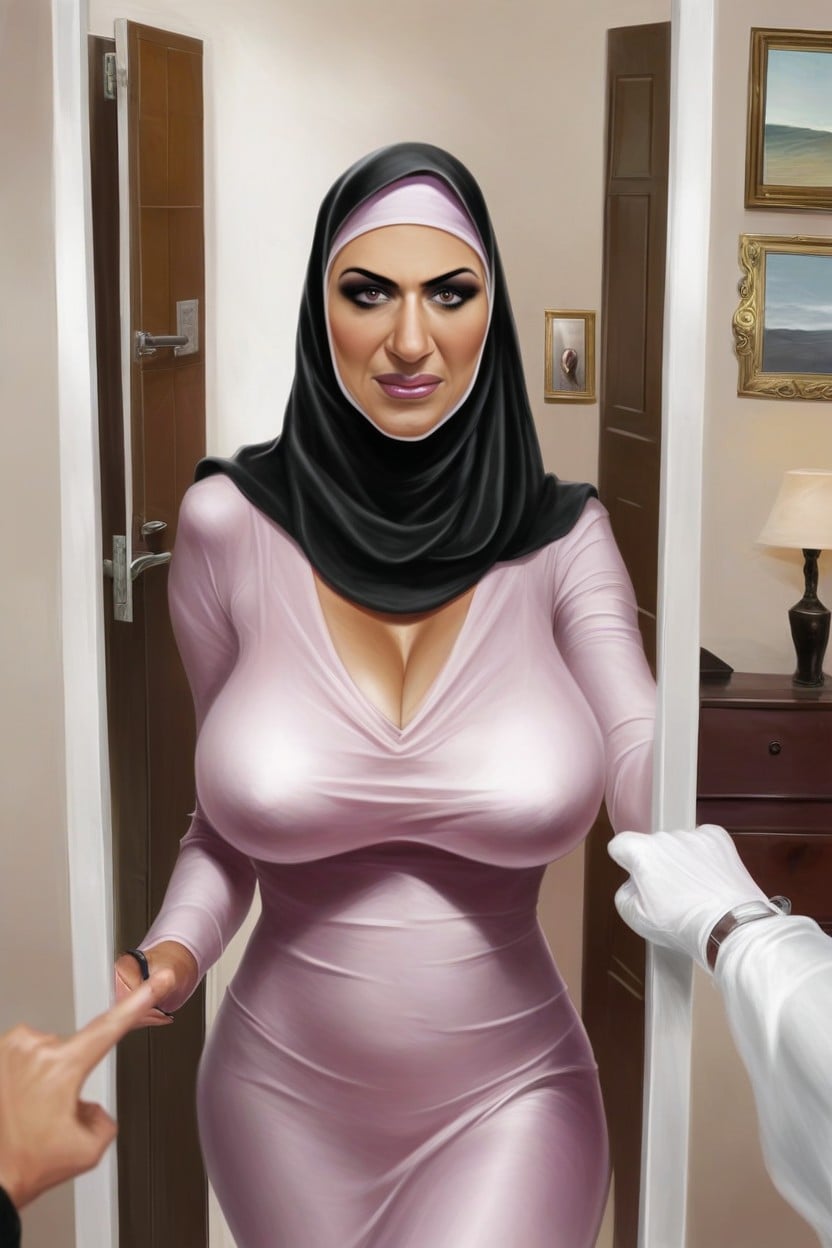 Voluptuosa, Jordanian Ethnic Features, 2 Personas Porno IA