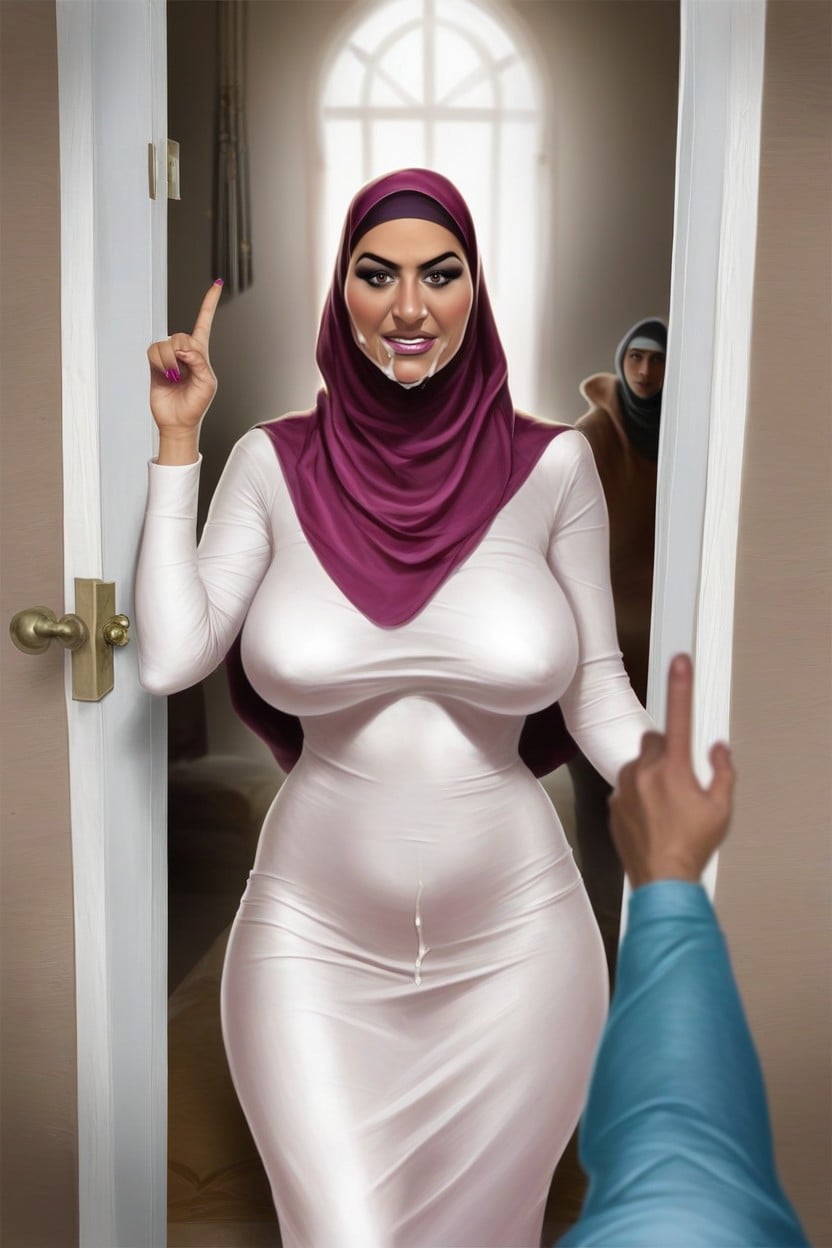 Volupté, Mouth Agape, Jordanian Ethnic Features Porno IA