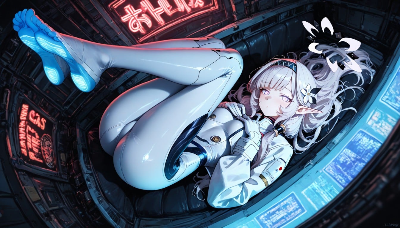 Legs Up, 半閉的眼睛, Himari From Blue Archive AI黃漫