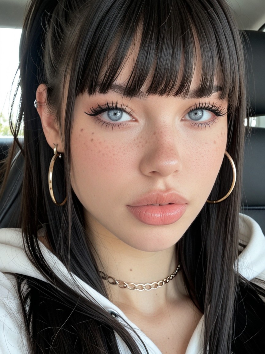 Very White Skin, High Ponytail, Shibuya Rin AI Porn