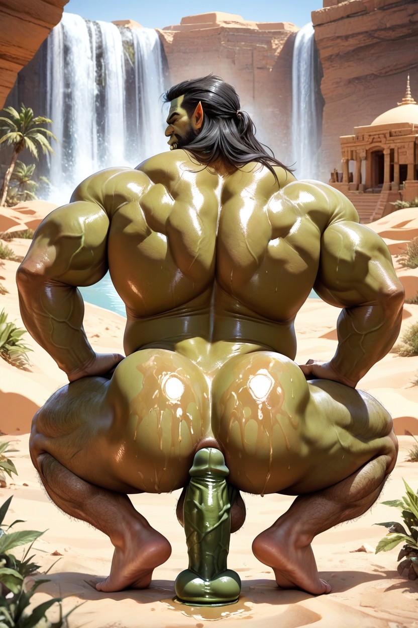 Temple, Hairy Chest, Large Chubby Ass AI同性戀黃片