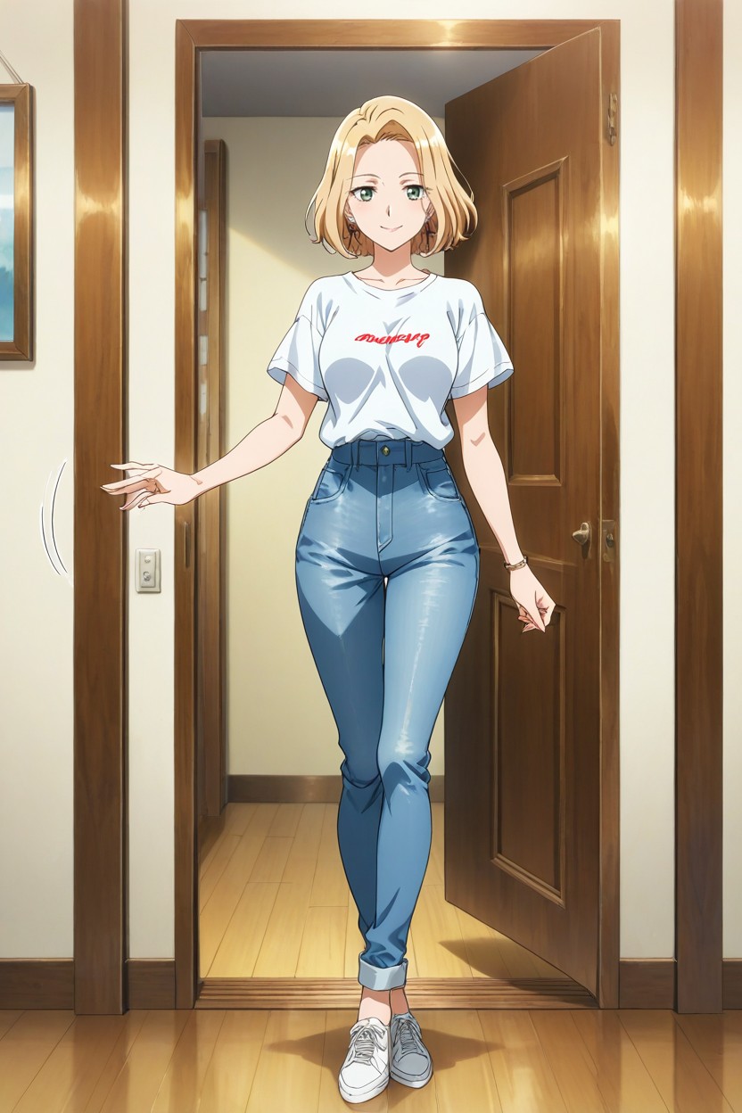 Anime Features, Anime D Draw, And Straight Hair AI黃漫