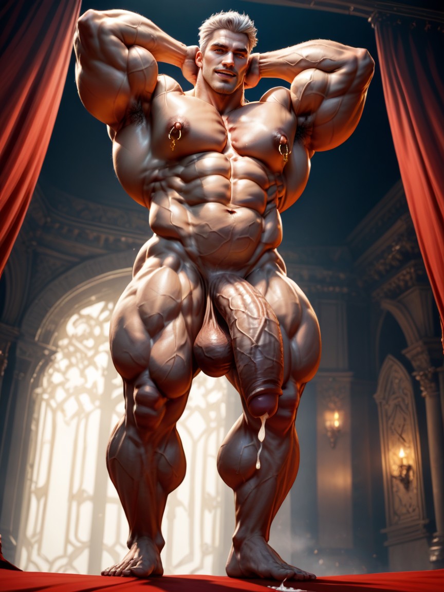 Hdr, Veiny Body, Huge Chin AI同性戀黃片