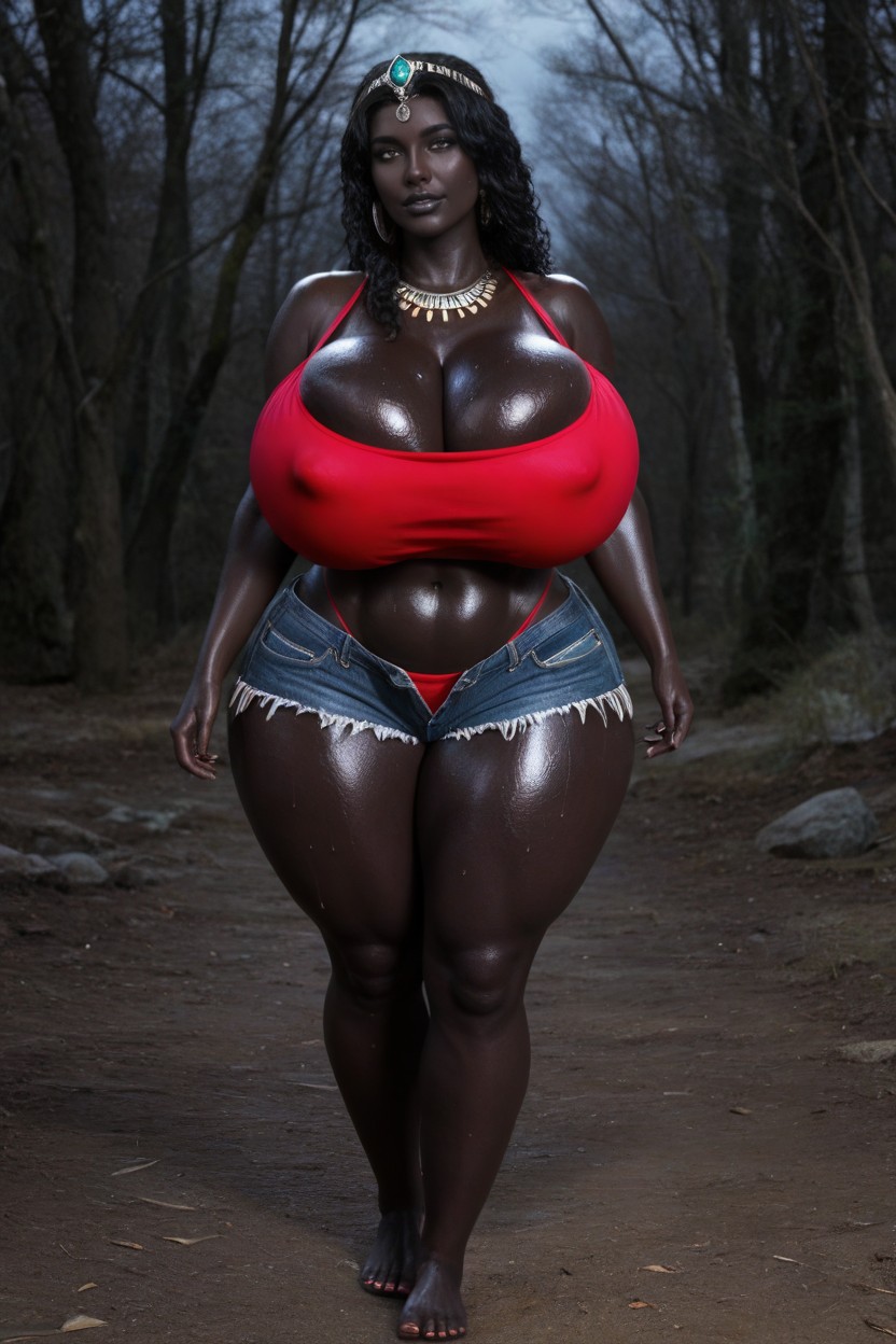 Neige, Midnight Black Skin, Midnight Black Skin Porno IA Indien