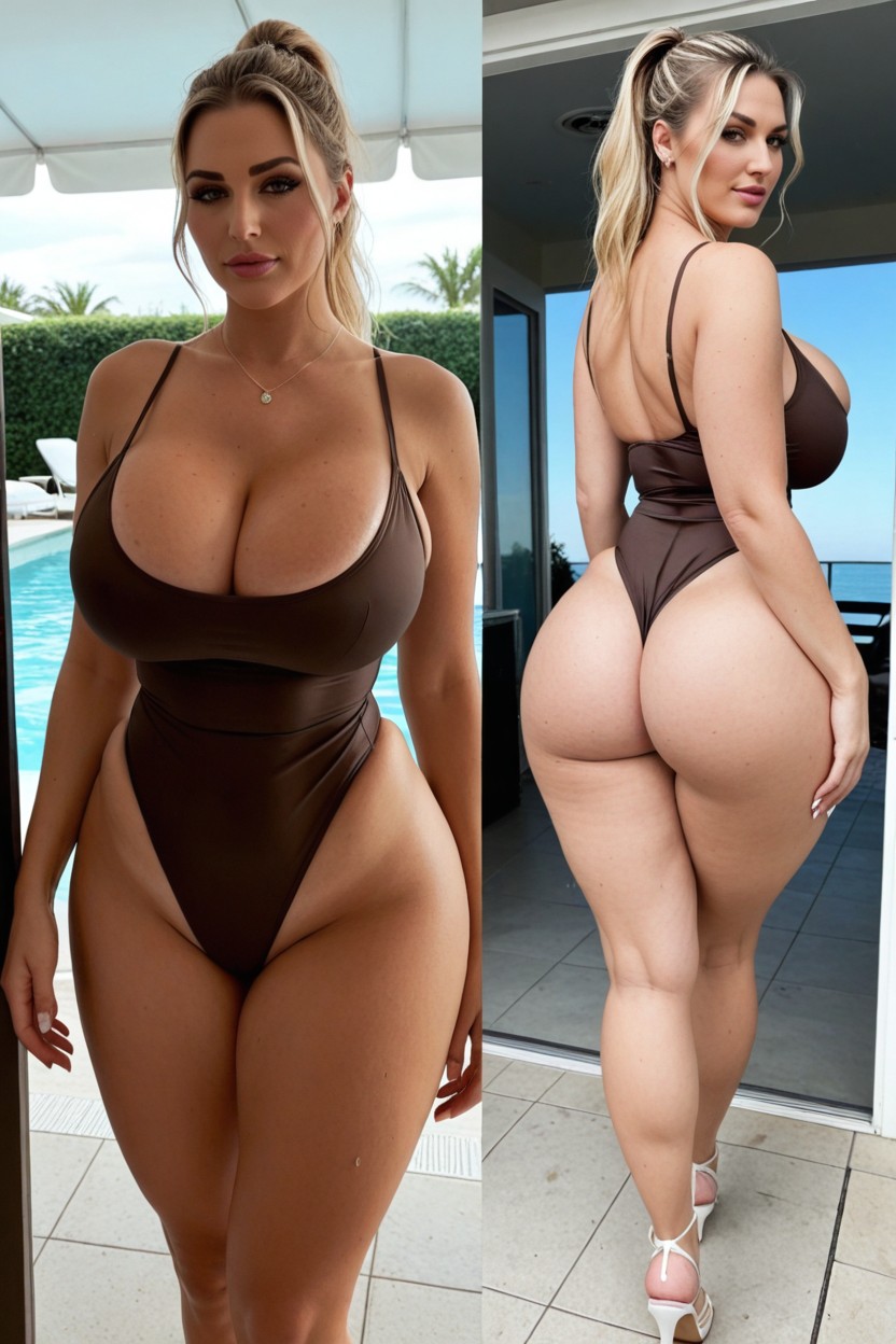 Brazilian, Colossal Breast, Colossal Bulging Ass AI Porn