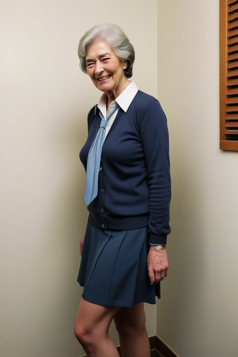 Modest, Mature Gilf, Ugly AI Porn