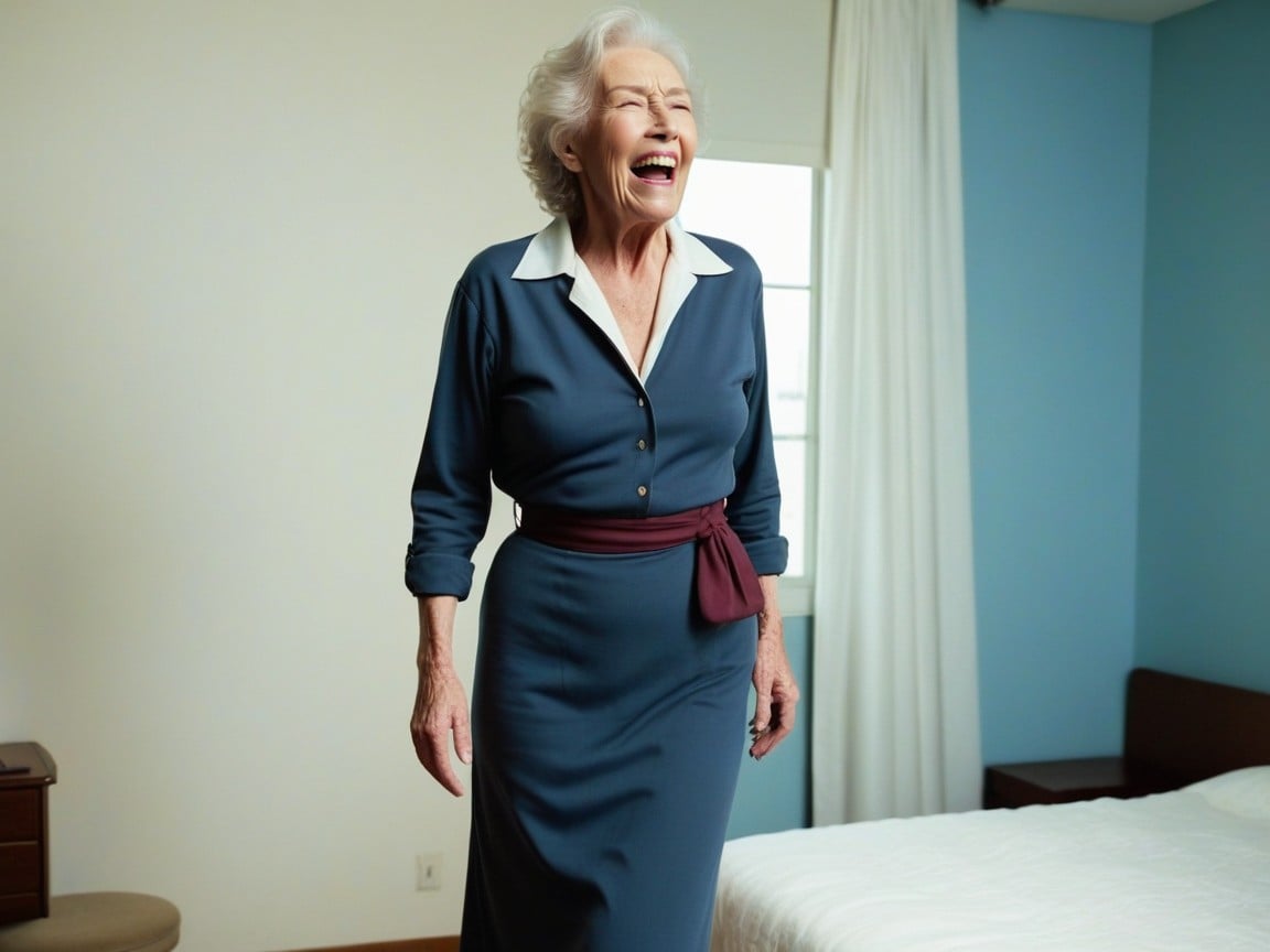 Fully Clothed, Her Whole Fully Body Is Visible Head To Foot, Side Look AI Porn