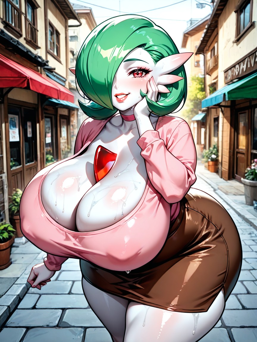 Wasp Waist, Gigantic Ass, Day Time AI Porn