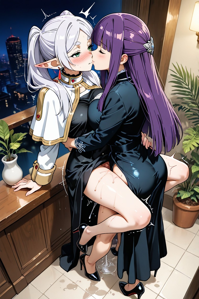 Fernwhite Japanese, Blushing, Orgasm Hentai AI Porn