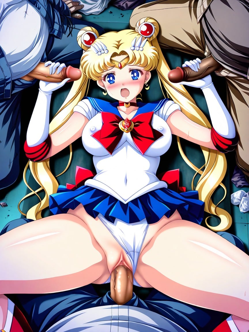Blush, Nipple, Tback Panties Hentai AI Porn