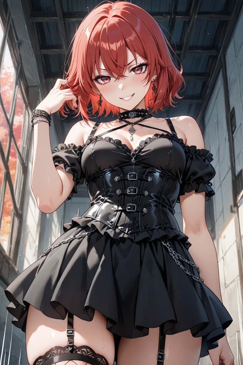 Facing The Viewer, Small Breasts, Women Hentai AI Porn