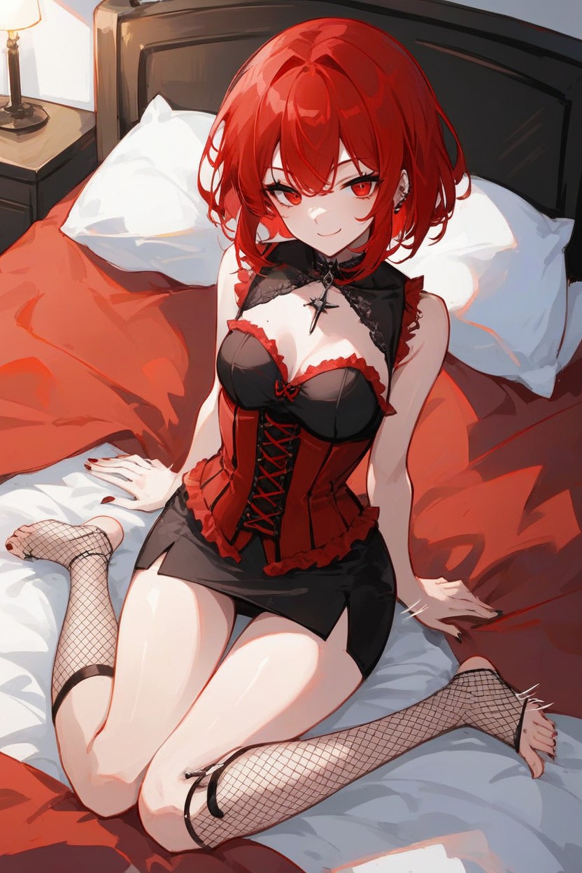 Naughty, Change Her Hair Color To Red, Motion Lines Hentai AI Porn