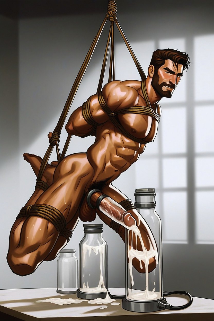 Wet Skin, Anatomically Correct, Handsome Stud Porno IA Gay