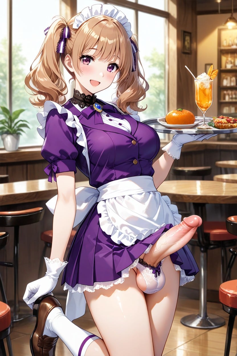 Detailed, Sunlight, White Frilly Gloves Hentai AI Porn