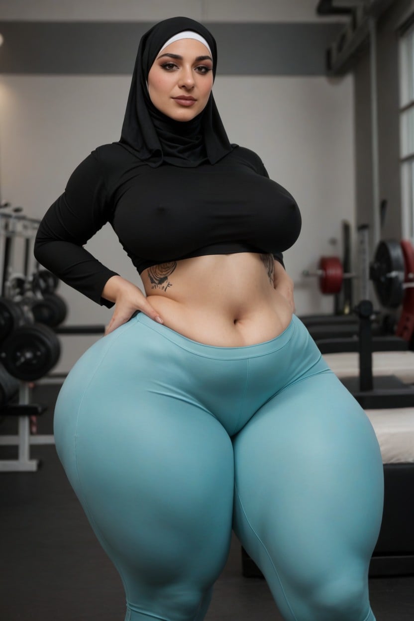Large Booty, Massive Thighs, 18+ AI Porn