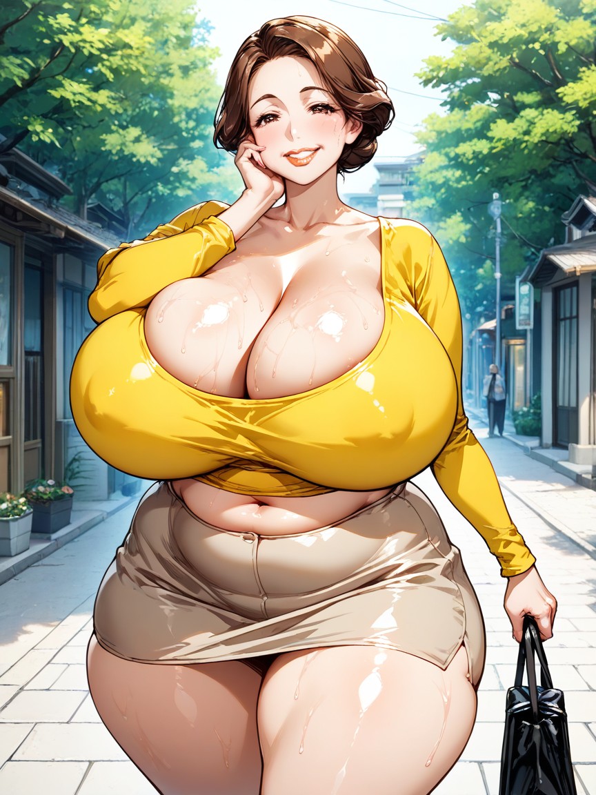 Gigantic Ass, Mini Skirt, Soft Lighting AI Porn