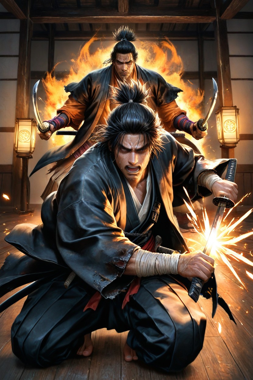 Dynamic Poses, Males, Unkempt Hair Hentai AI Porn