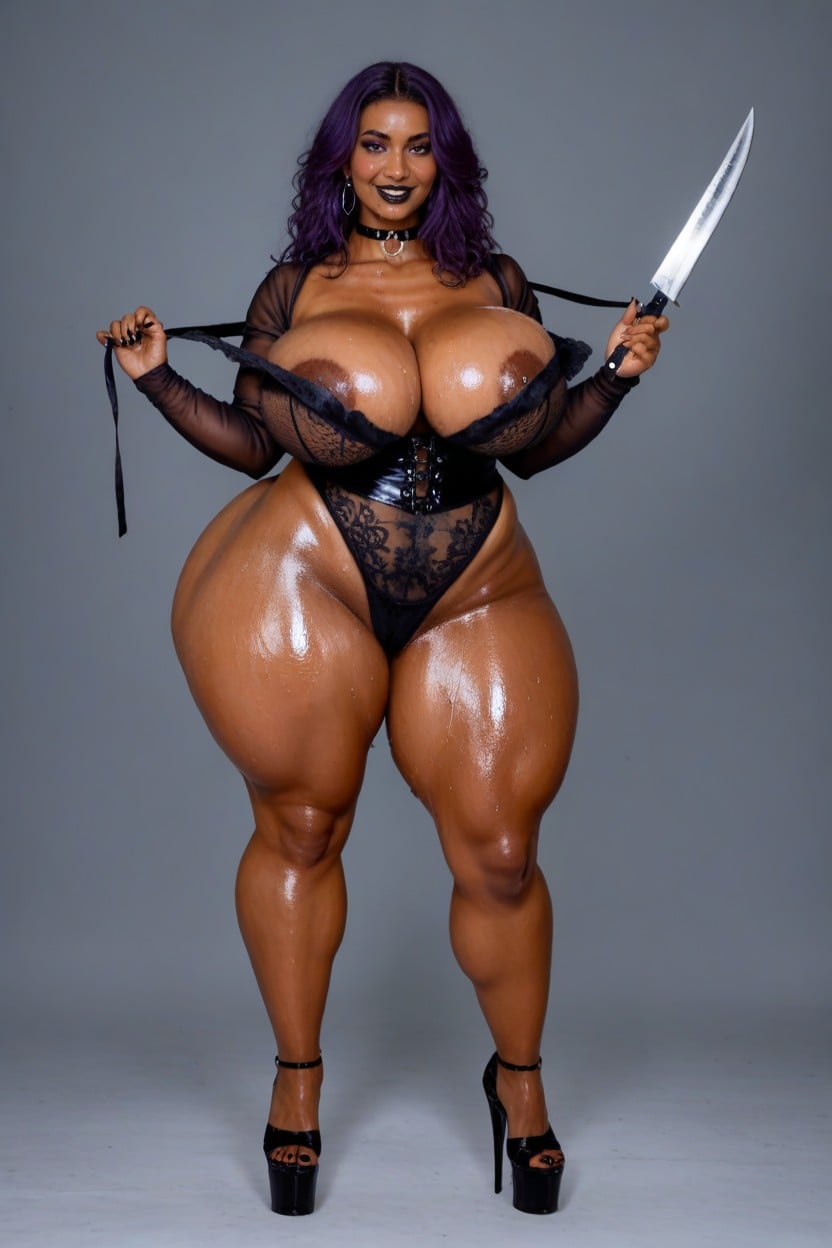 Hyper Ass, Evil Smile, Award Winning Photo AI Porn