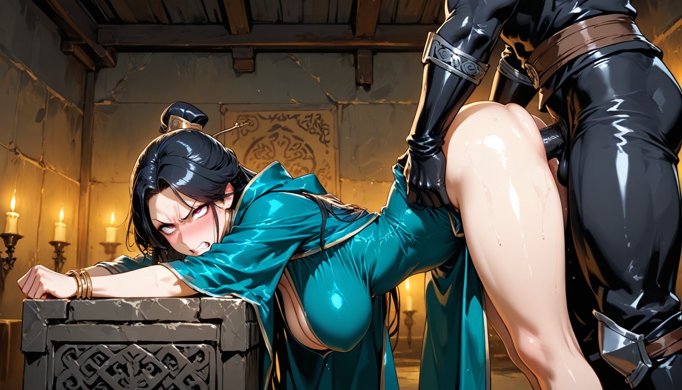 Long Black Hair, 18+, Chinese Woman Porno IA