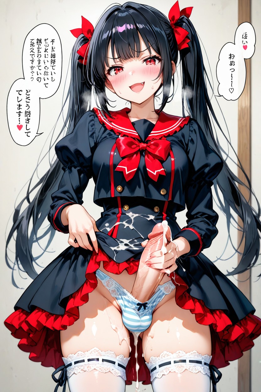 Pretty Idol Face, Cumshot, Standing Pose Hentai AI Porn