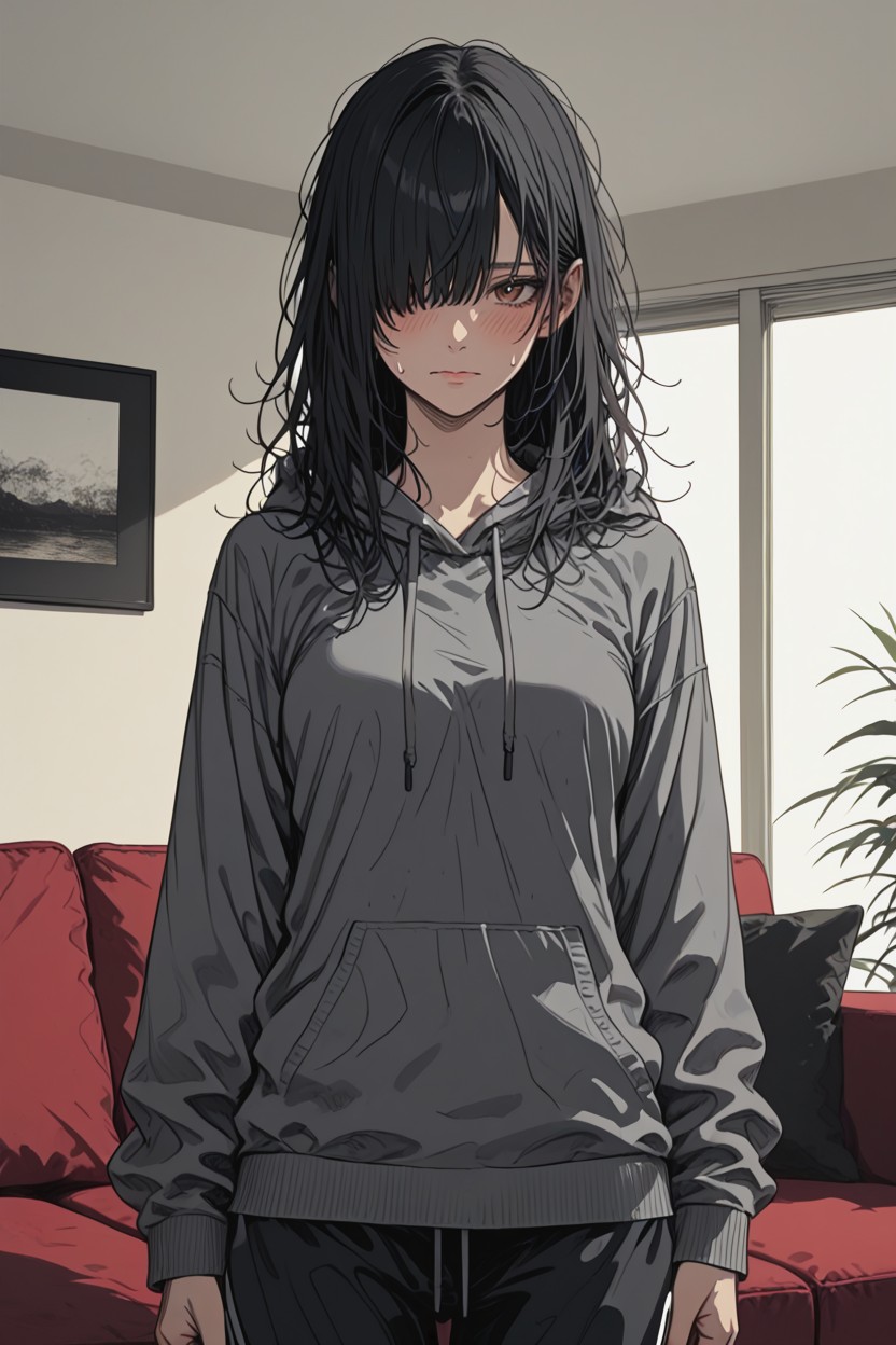 Detailed Face, 18+, Perfect Figure Body Hentai AI Porn