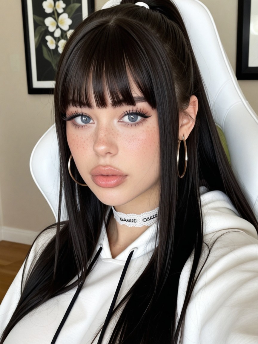 Very Detailed Face, 18+, Huge Rounded Ass Porno IA