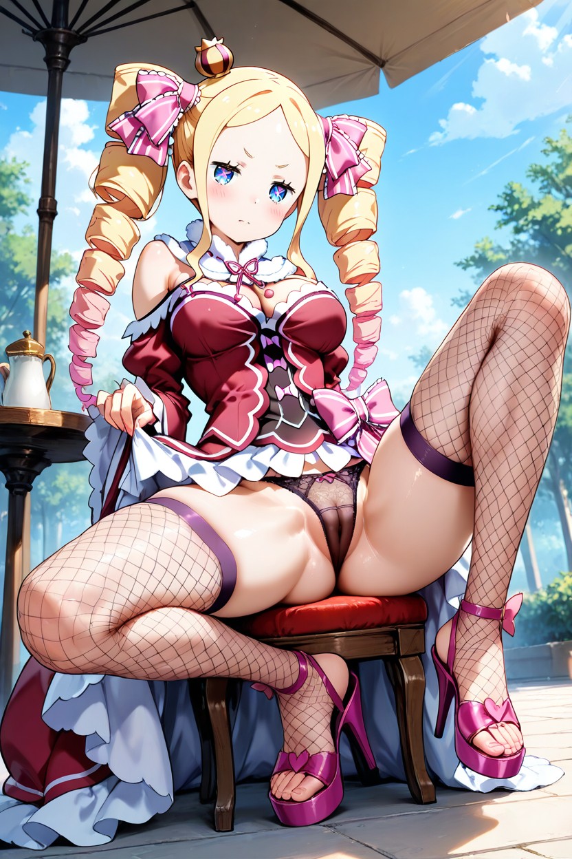 Toned Fit Body, Extreme Camel Toe, Looking At Viewer Hentai AI Porn