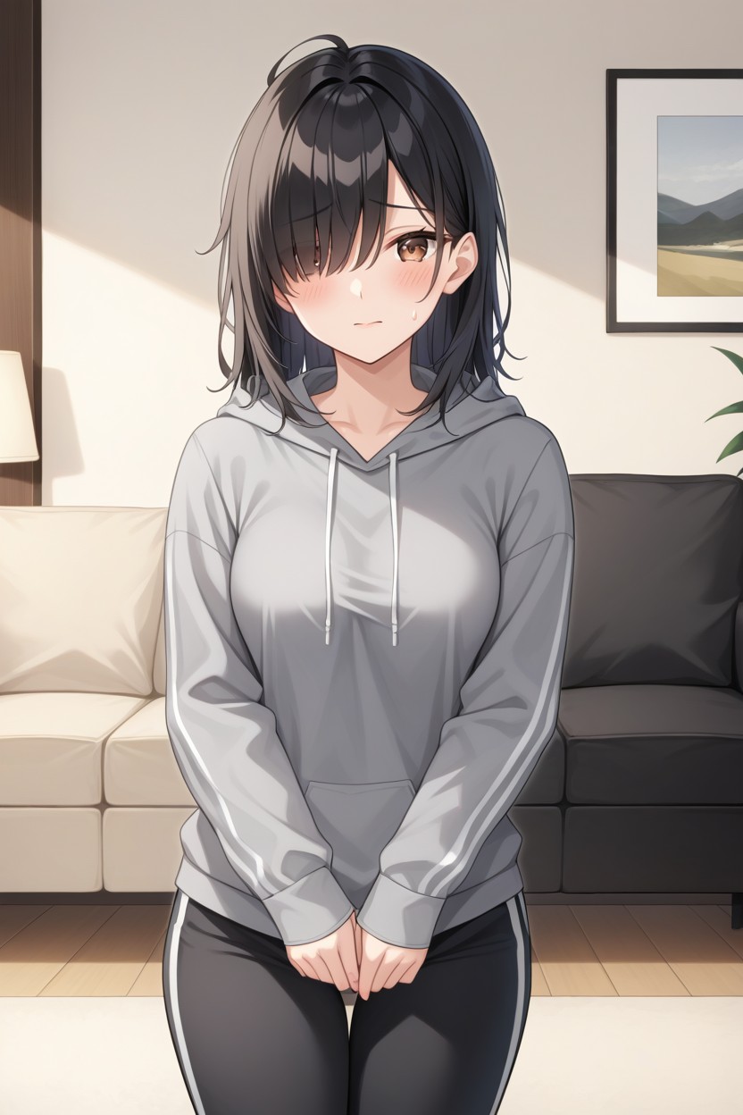 18+, Front View, Standing Hentai AI Porn