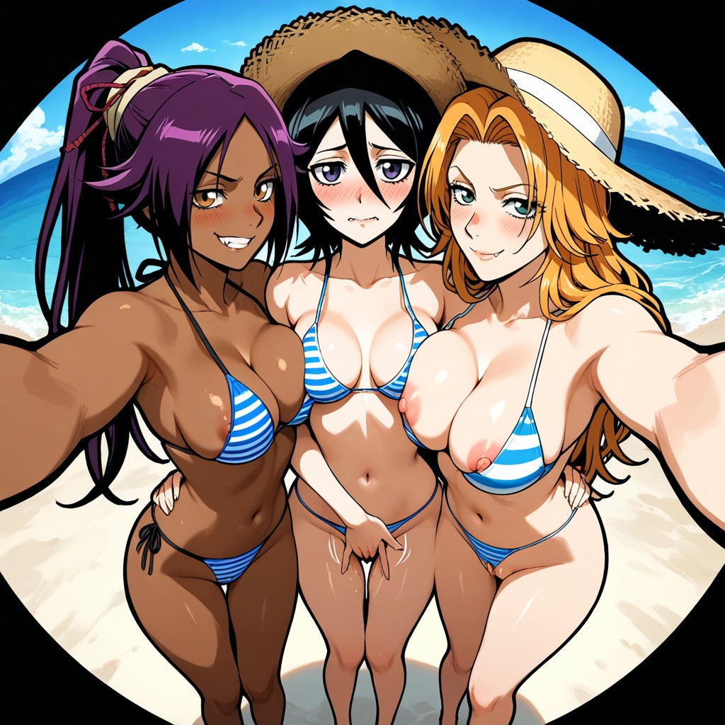 Rangiku Matsumoto, Swollen Pussy, Mocking Hentai AI Porn