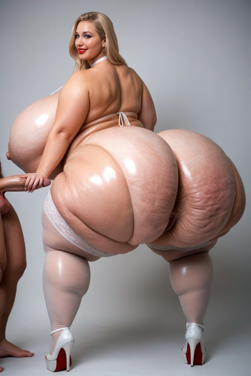 Blue Eye Shadow, Cellulite, Hyper Gigantic Ass Porno IA BBW