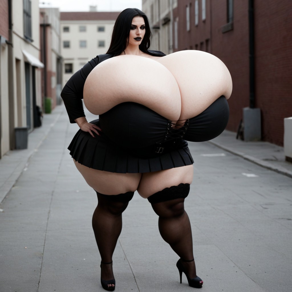 Ssbbw, Colossal Breast, Large Ass AI Porn
