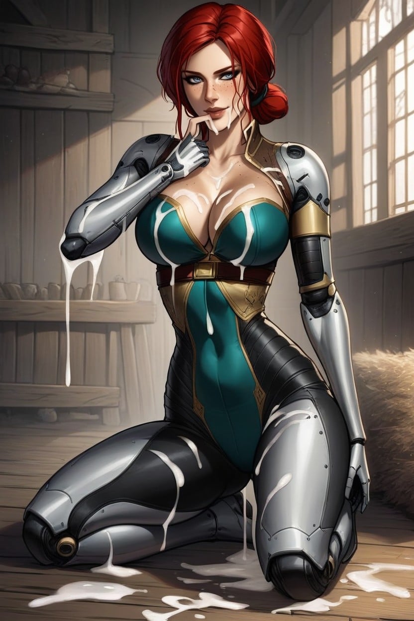 Medium Ass, She Have Prosthetic Neck, She Have Bionic Body AI Porn