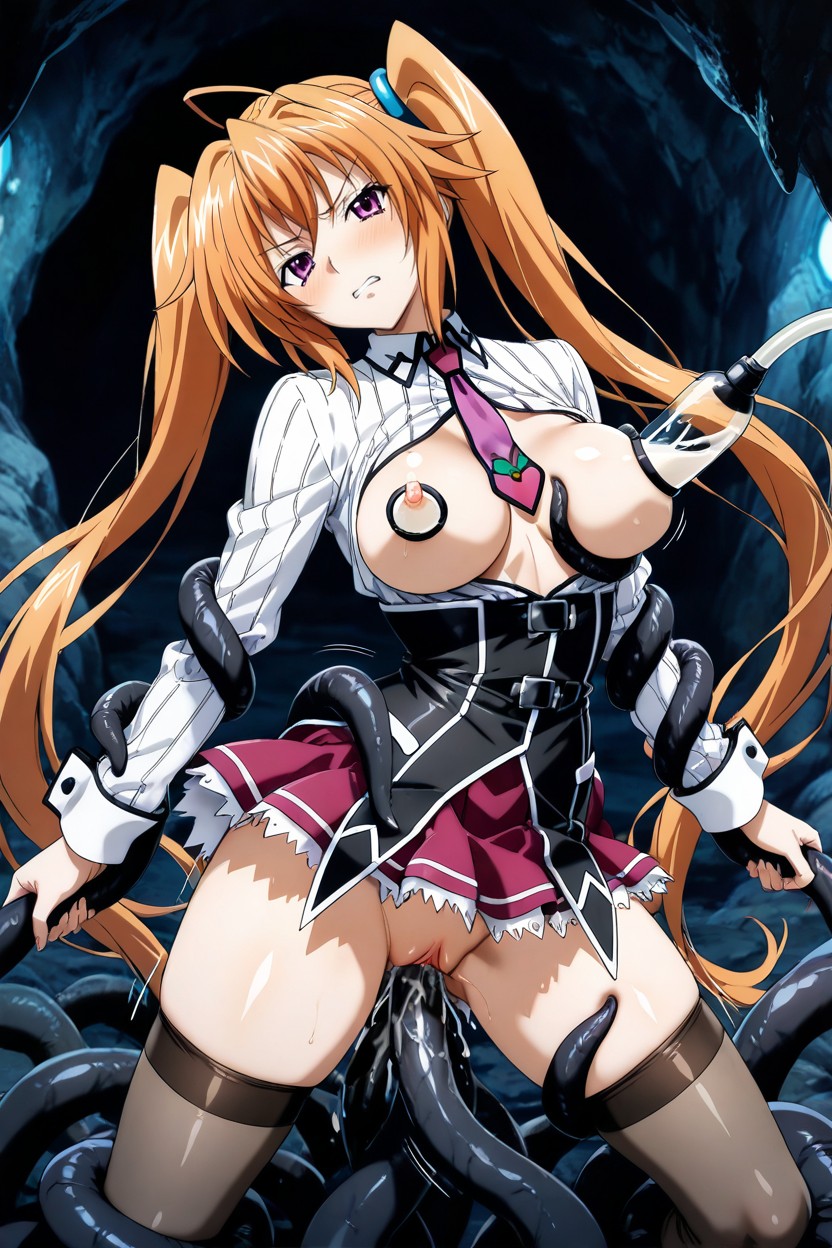 Tentacles Grab The Thigh, Wide Hips, Head Tilt Hentai AI Porn