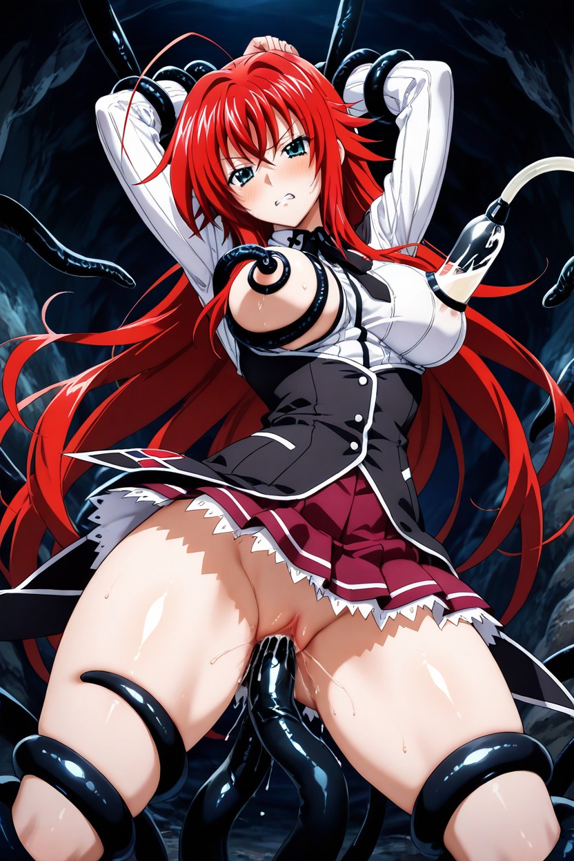 Medium Ass, Tentacles Around Belly, Tentacles Around Body Hentai AI Porn