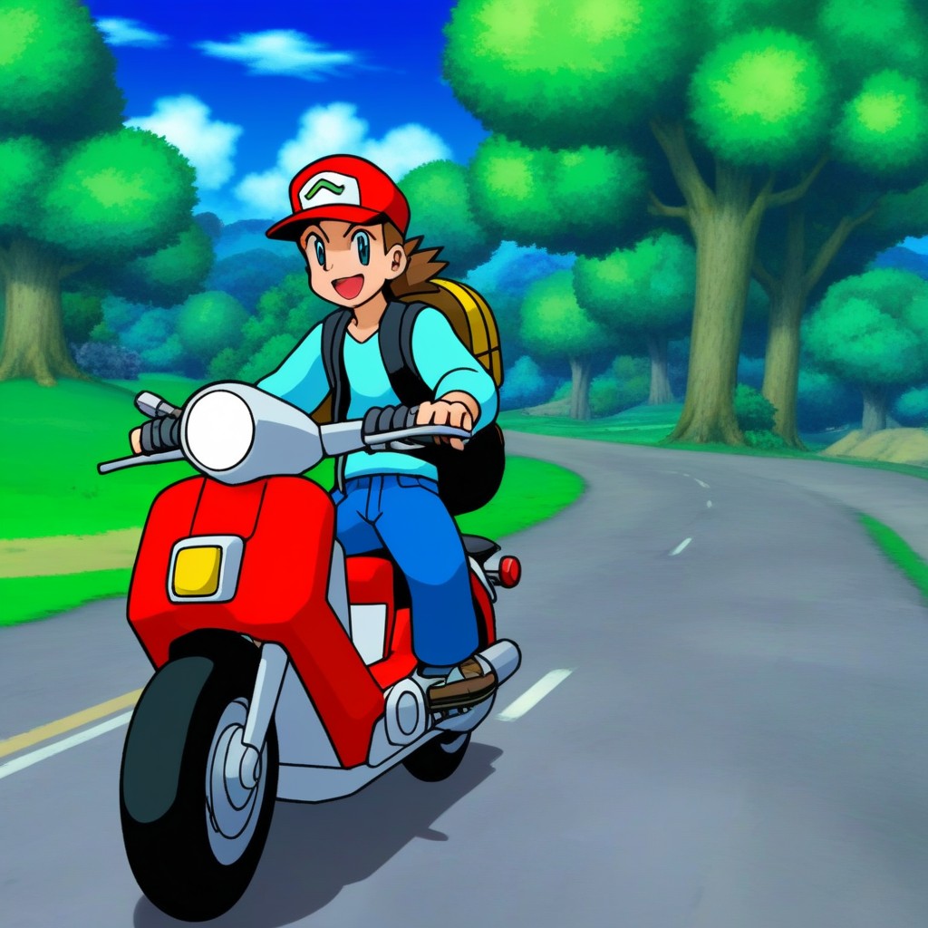 Pokemon Art Style, Classic Game Artstyle, Biker Duncan Porno IA