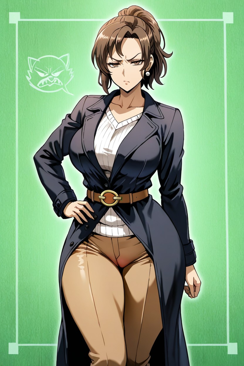 Annoyed Expression, Curvy Milf, 25+ Hentai IA