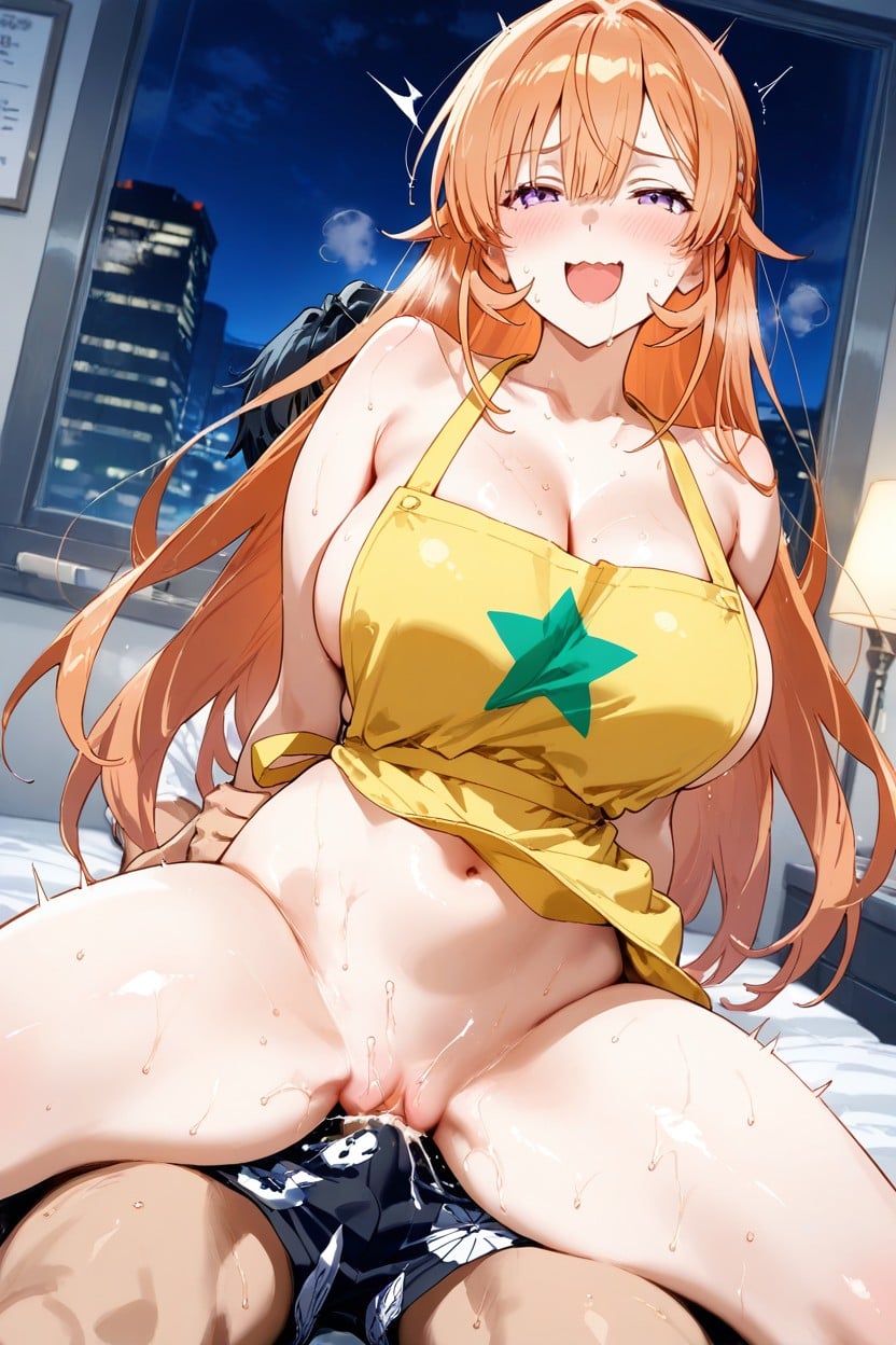 Long Hair, Sex Spooning, Bed Hentai IA