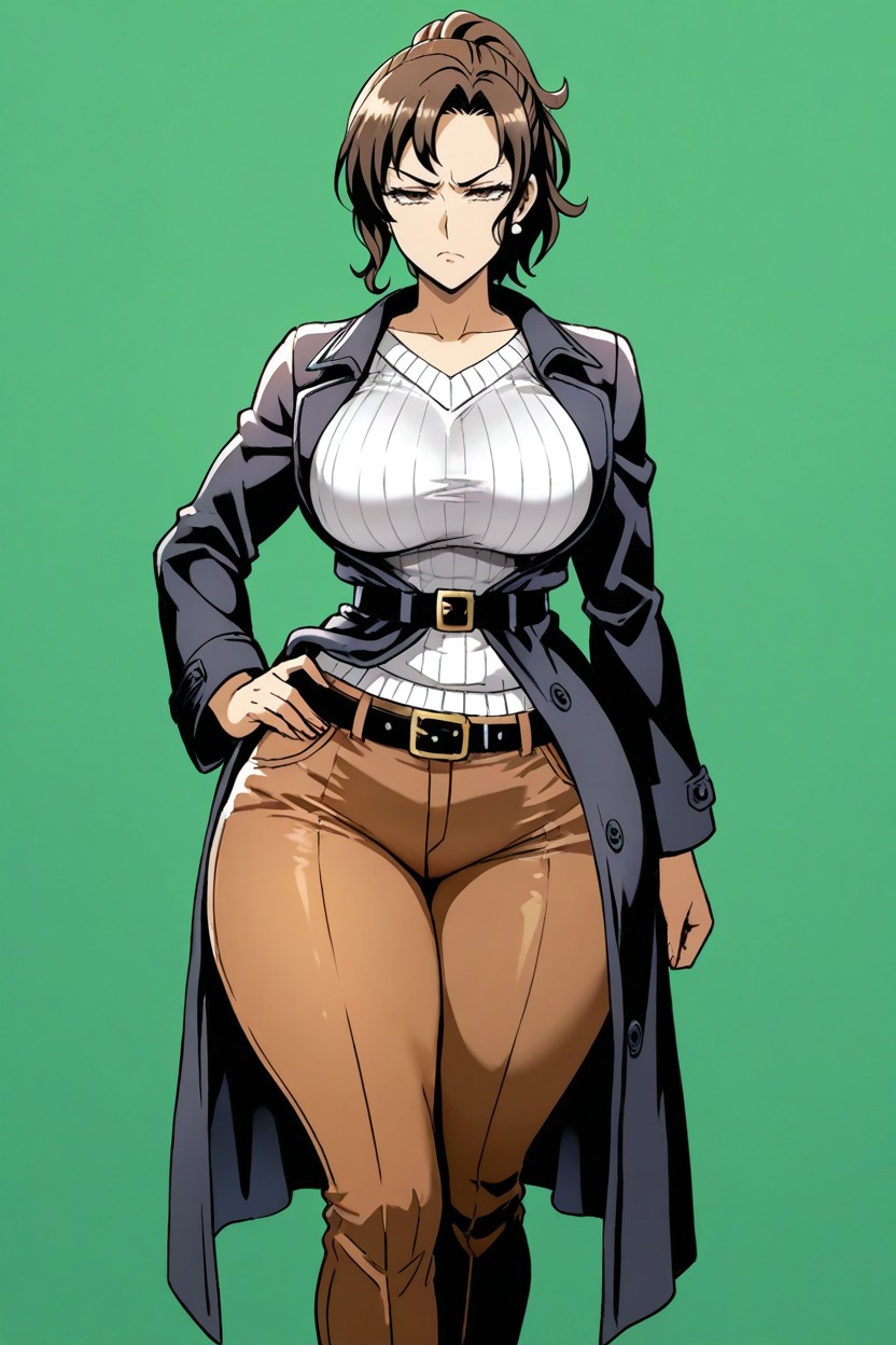 Silent, Pearl Ear Studs, Thick Thighs Hentai IA