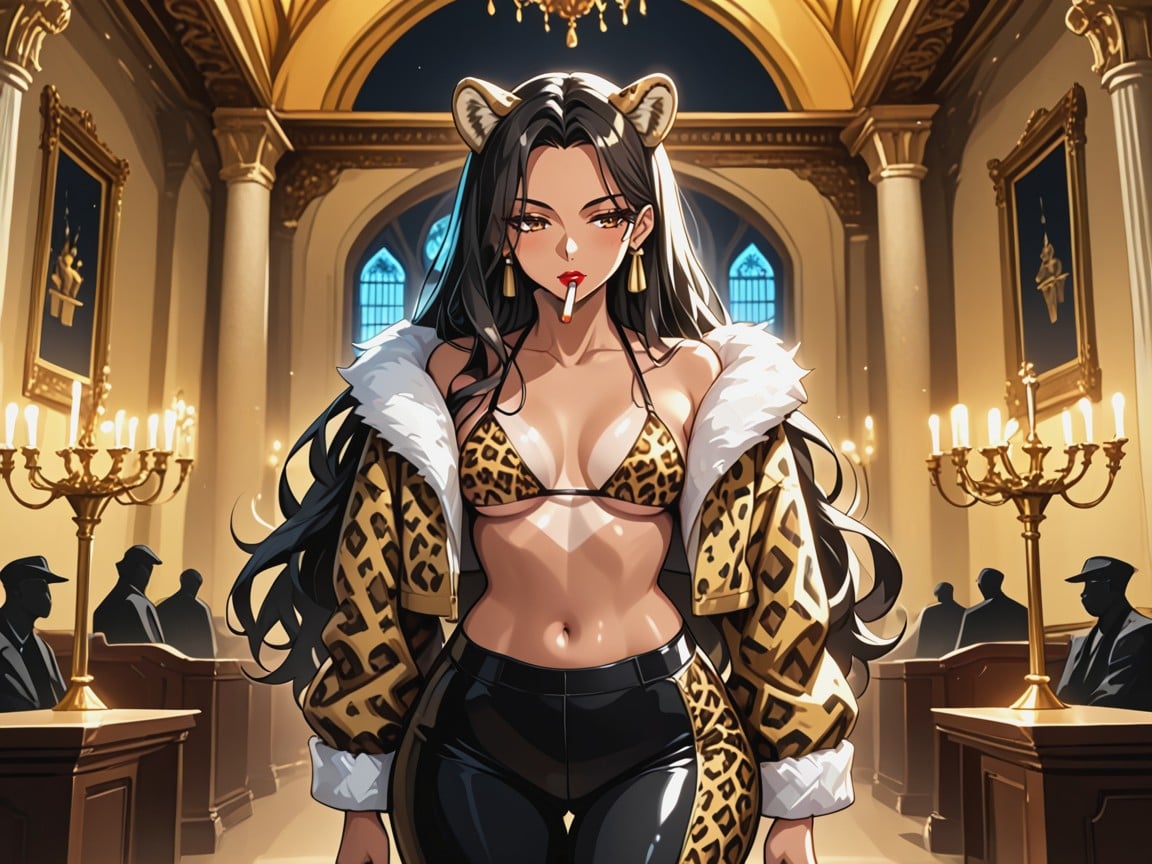 Afterimage, Pretty Diva Face, Cigarette In Mouth High AI Porn