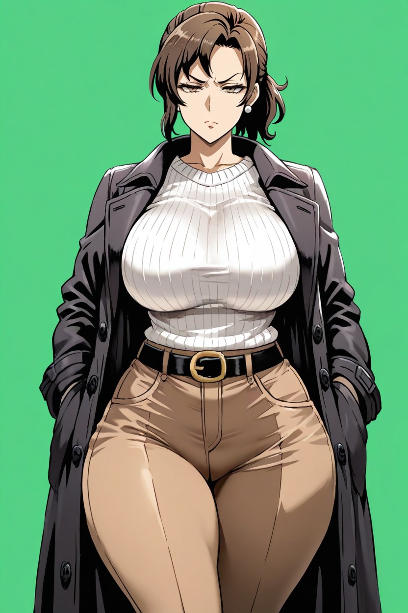 25+, Looking At Viewer, Wide Hips Hentai AI Porn
