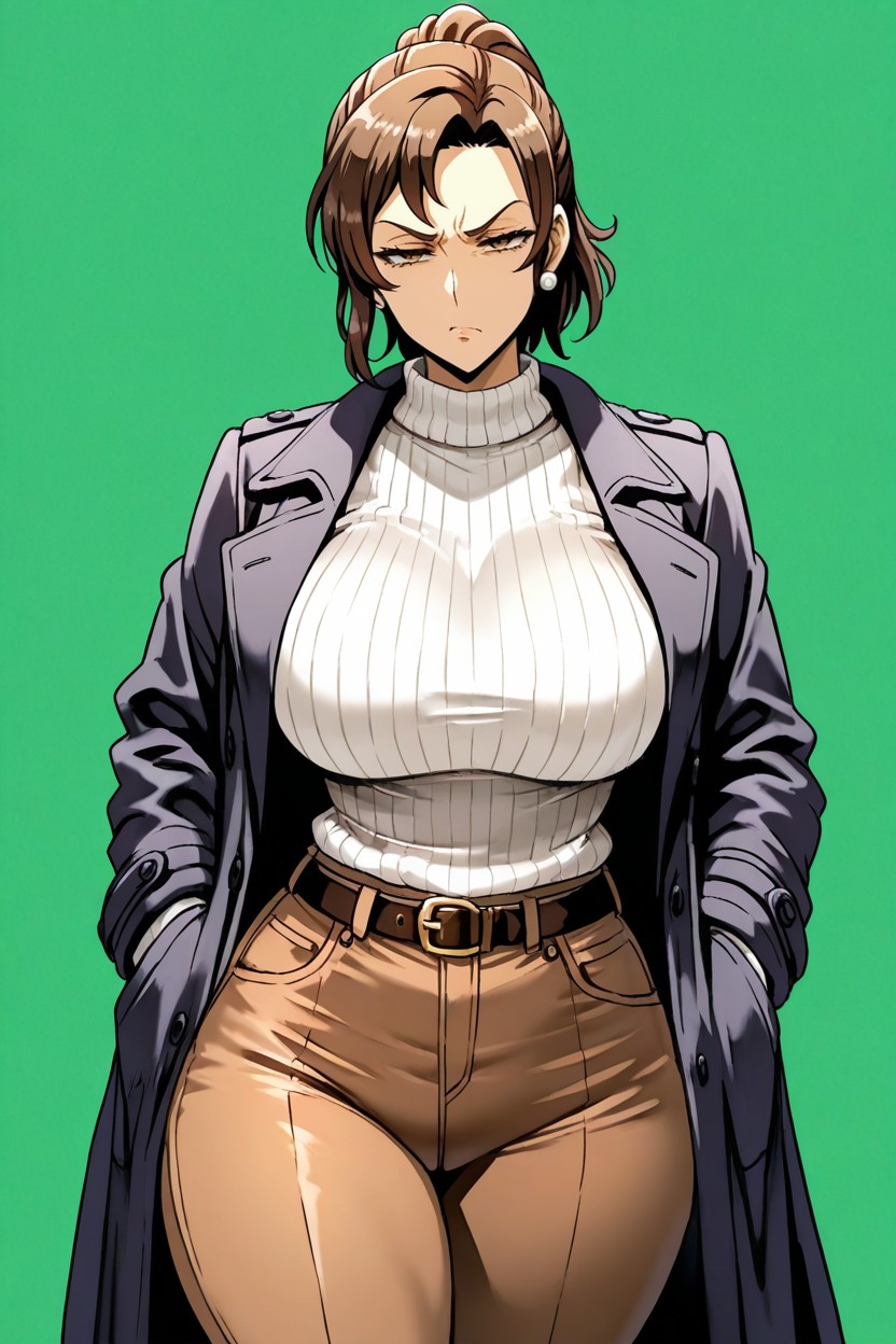 Looking At Viewer, Silent, Wide Hips Hentai IA