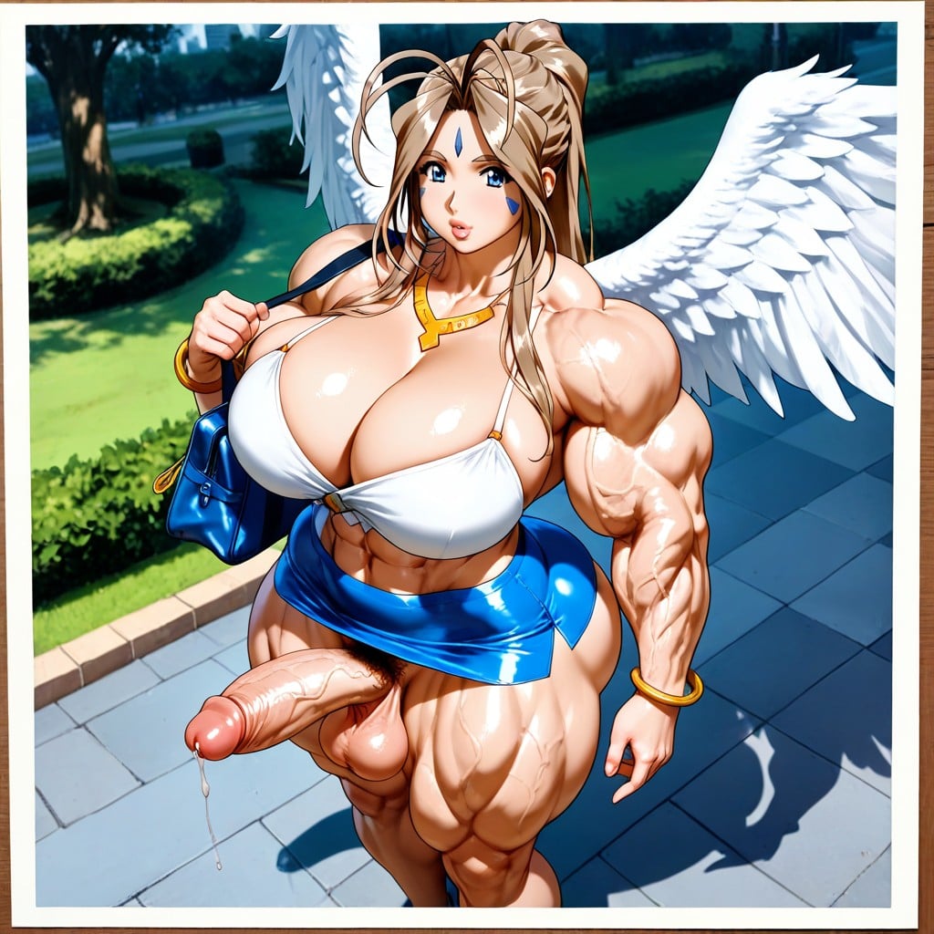 Ultra Muscular, Necklace, High Thong Hentai AI Porn